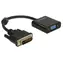 DeLock adaptér DVI-D 24+1 samec > VGA samice / černý