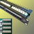 UTP Patch panel 24 port Cat.5E Black L type