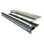 NetX Patch panel 24p c6 1U černý dual IDC stíněný 