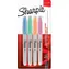 Sharpie Fine Popisovač permanentní pastelové barvy / kulatý hrot F / 4ks 