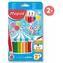 MAPED Pastelky trojboké Jumbo Color'Peps 12ks