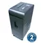 AT AT Slimline L (P5) / Skartovací stroj / 2x 10 mm (P-5) / 230 mm / až 20 listů / 40 l