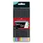 FABER-CASTELL Pastelky trojhranné / 12ks / neonová-pastelová