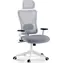 SENSE7 Tone bílo-šedá / Kancelářské ergonomické křeslo / nosnost 130 kg