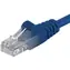 PremiumCord UTP CAT6 0.5m / Patch kabel / RJ45-RJ45 / modrá