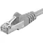 PremiumCord SFTP CAT5E 3m / Patch kabel / RJ45-RJ45 / šedá