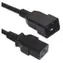 PremiumCord Kabel síťový prodlužovací  230V 16A 3m, konektory IEC 320 C19 - IEC 320 C20