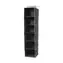 Compactor URBAN 30 x 30 x 128 cm – 6 polic - černá / Závěsný organizér na oblečení 