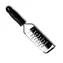 Microplane Gourmet Grater plátkovací struhadlo extra hrubá černá / 31.2 x 7.5 x 3 cm / jemná nerez ocel