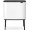 Brabantia Bo Touch Odpadkový koš na tříděný odpad 3 x 11 L bílá / 54 x 68 x 31.2 cm
