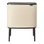 Brabantia Bo Touch Odpadkový koš na tříděný odpad 3 x 11 L béžová / 54 x 68 x 31.2 cm