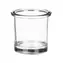 Yankee Candle Pop Tea Light svícen na votivní svíčku čirá bílá / 7 x 7 cm