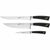 Berkel Elegance Sada kuchařských nožů černá 3 ks 