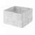 Compactor Toronto - košík S bílo-šedá / Úložný organizér do zásuvky / 12 x 12 x 7 cm