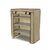 Compactor Oxford Textilní botník - 4 patra béžová / 59 x 29 x 72 cm 