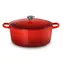 Le Creuset Signature Hrnec s poklicí 30 cm červená