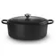 Le Creuset Signature Oválný hrnec s poklicí 35 cm černá