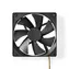 Nedis DCFAN14025BK černá / Ventilátor / DC / 140 mm / 3-Pin / 24.9 dBA