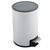 Spirella RIKU Pedálový odpadkový koš 5 L matná bílá / ocel