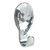 Spirella JEWEL samolepící háček čirý diamant / plast / 30 x 65 mm