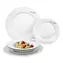 Lamart Dine Sada talířů kulaté 6ks bílá / porcelán