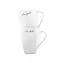 Lamart Dine Sada hrnků 2ks 350ml bílá / porcelán
