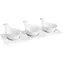 Lamart Dine Sada Servírovací misky 3ks bílá / 34 x 12cm / porcelán