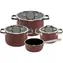 WMF Fusiontec Mineral Pro sada kuchyňského nádobí / 3 hrnce + rendlík / 24cm 6.4L / 20cm 3.7L / 16cm 2L / 16cm 1.3L