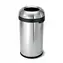 Simplehuman Odpadkový koš  do komerčních prostor – 60 l / kulatý / otevřený / matná nerez ocel