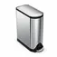 Simplehuman Pedálový odpadkový koš  – 45 l / butterfly víko / kartáčovaná nerez ocel / FPP