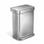Simplehuman Pedálový odpadkový koš  – 55 l / matná ocel / FPP / kapsa na sáčky