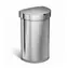 Simplehuman Bezdotykový odpadkový koš  - 45 l / půlkulatý / matná ocel / FPP / kapsa na sáčky