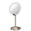 Simplehuman Kosmetické zrcátko  - Sensor Tru-lux LED osvětlení / 10x zvětšení/ AKU ROSE GOLD
