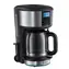 Russell Hobbs Buckingham 20680-56 / Kávovar na překapávanou kávu / 1.25L konvice / displej / nerez / stříbrno-černá