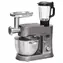 Clatronic KM 3674 titanová / Kuchyňský robot / 1200 W / 10 rychlostí / 6.2 l mísa / 1.5 l mixovací nádoba