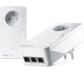 Devolo Magic 2 LAN triple / Startovací sada / Powerline / G.hn / 2400 Mbps / 3x Gigabit LAN