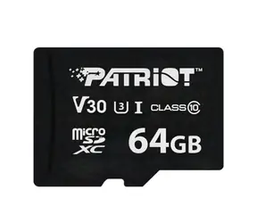 Patriot VX V30 U3 / Micro SDXC karta / 64GB / UHS-I U3 / Class 10