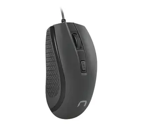 Natec Hoopoe 2 černá / Drátová optická myš / 1600 DPI / USB-A / 4 tlačítka