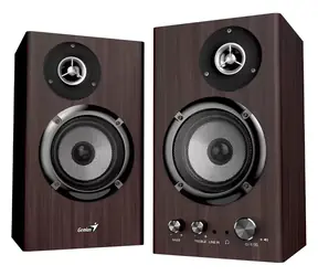 Genius SP-HF1812BT tmavě hnědá / Repro / 2.0 / Bluetooth 5.3 / 50W / Dřevěné