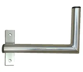 OEM Držák antény na okno levý 25 cm / Konzola / průměr 28 mm / galvanický zinek