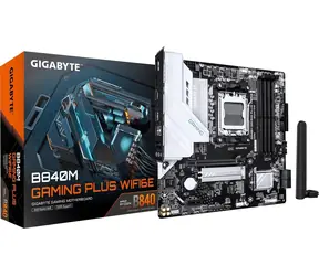 GIGABYTE B840M Gaming Plus WiFi6E / Základní deska / B840 / 4x DDR5 / 1G LAN / Wi-Fi 6E / mATX