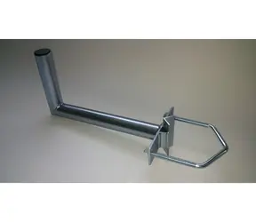 OEM Držák antény na stožár 35 cm / Stožárový držák / průměr 42 mm / vinkl R100 / galvanický zinek