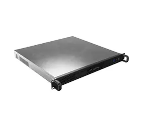 Lanberg SC01-4201-10B černá / Serverové šasi / 19" / 1U / ATX / Micro-ATX / Mini-ITX / SSI CEB
