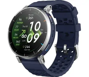 Amazfit Active 3 Premium Atlas Blue / Chytré hodinky / 1.32" AMOLED / 5ATM / Bluetooth / Android 7+ & iOS 14+
