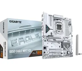 GIGABYTE B850 EAGLE WIFI7 ICE / Základní deska / B850 / 4x DDR5 / 2,5 GbE LAN / Wi-Fi 7 / ATX