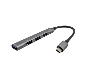 i-tec USB 3.0 Metal HUB 4 Port / Pasivní USB hub / USB-C / 1x USB 3.0 / 3x USB 2.0