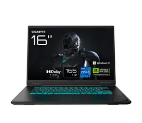Gigabyte Gaming A16 CWHI3CZC94SH černá / Herní notebook / 16" WQXGA IPS 165Hz / Intel Core i7-13620H / 16GB DDR5