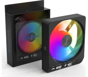 Fortron FSP ZENFAN-BA černá / Ventilátor / 140 mm / ARGB / PWM / digitální displej / 26 dB