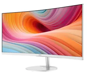 34" MSI PRO MP341CQW E12 bílá / Monitor / VA / UWQHD / 21:9 / 120Hz / 1ms / HDMI+DP