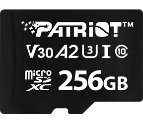 Patriot VX Series 256GB / Micro SDXC / UHS-I V30 / U3 / A2 / čtení: 90 MB/s / zápis: 80 MB/s